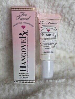 New Too Faced Hangover Replenishing Face Primer Hydrates, Boosts + Smooths Skin